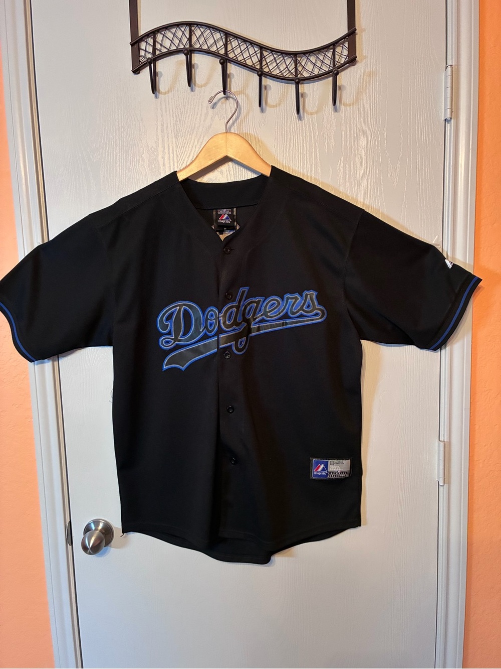 Los Angeles Dodgers Black MLB Kershaw Jersey